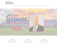 Tablet Screenshot of keithgrover.com